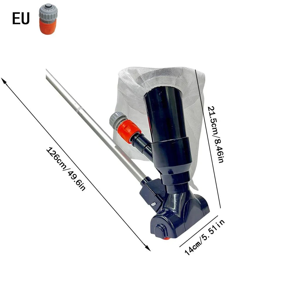 POOLVAC – Set di pulizia per piscina: aspirapolvere e skimmer