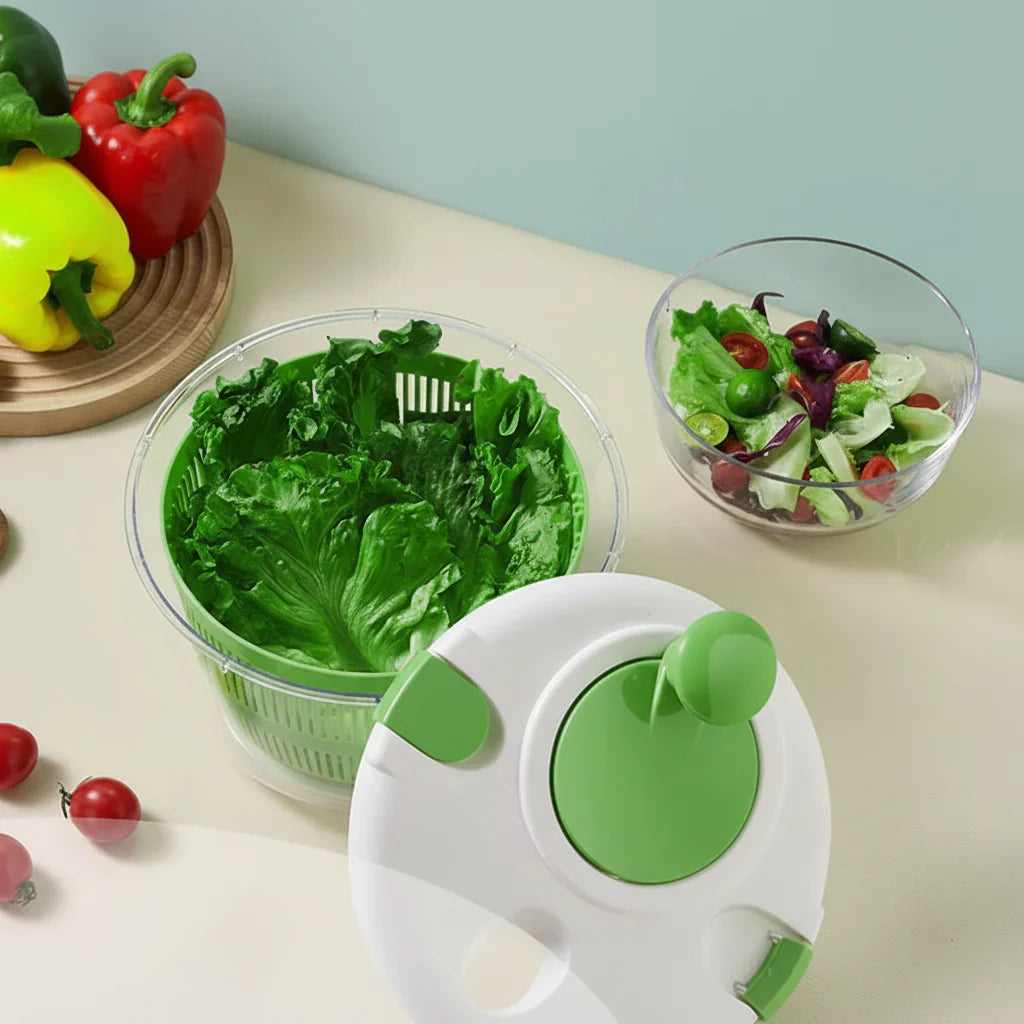 SALADFLOW – Centrifuga per insalata multifunzione per lavaggio e asciugatura