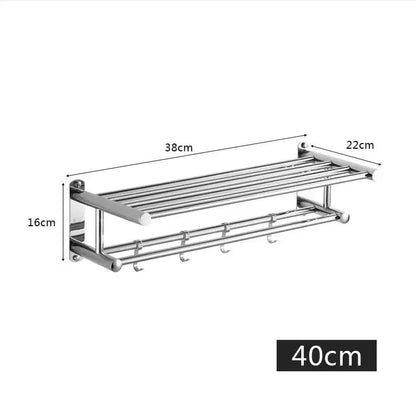 SteelRack portasalviette in acciaio inox – salvaspazio e con design elegante per ogni bagno