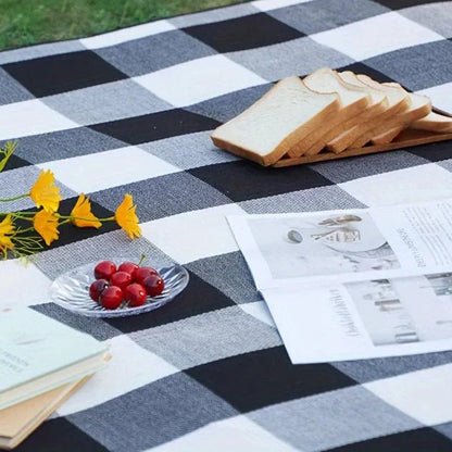 PICSTYLE – Coperta impermeabile da picnic a quadretti con tracolla pratica