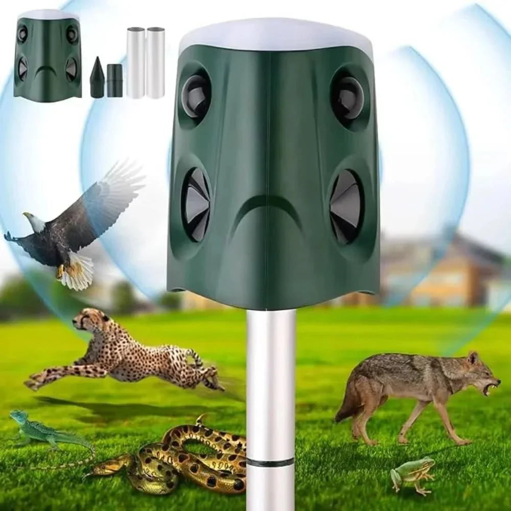 Repellente ultrasonico per animali - Protezione efficace contro gatti e cani