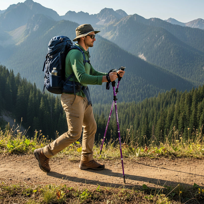PEAKPATH – Bastoni da trekking regolabili per stabilità e comfort