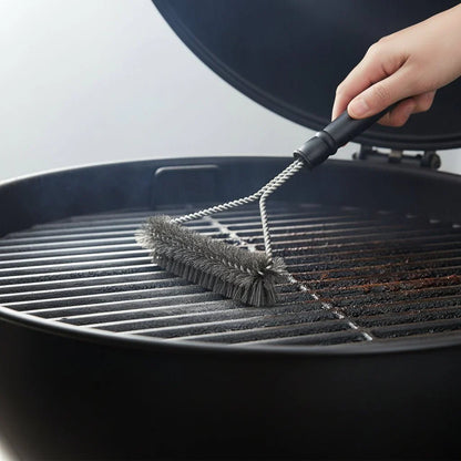 FLAMEBRUSH – Spazzola in acciaio inossidabile per la pulizia della griglia da barbecue