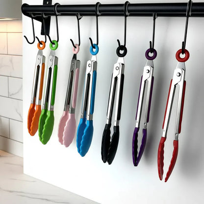 COOKTONG – Pinze da cucina e da servizio in acciaio inossidabile con manico antiscivolo
