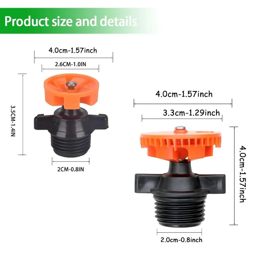 AquaSpin 360° testa di irrigazione - Ruotabile ed efficiente per ogni giardino
