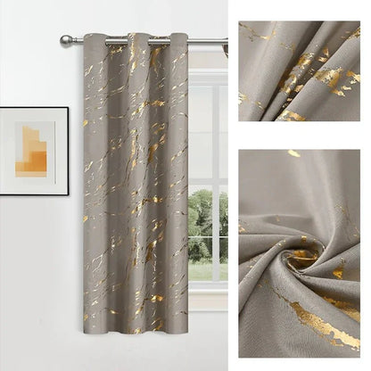 NORDALIS - Tende oscuranti eleganti con motivo marmoreo moderno e a onde per gli spazi abitativi
