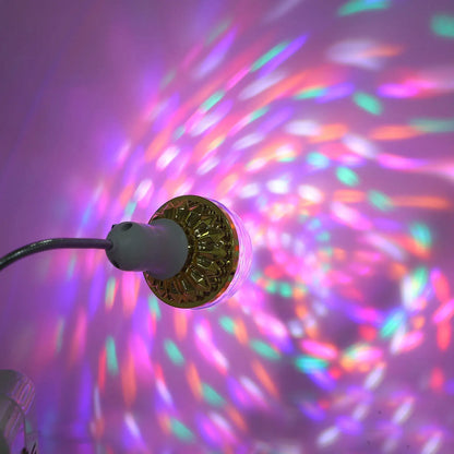 PARTYBEAM – Lampade LED da discoteca rotanti E27 con luce stroboscopica RGB