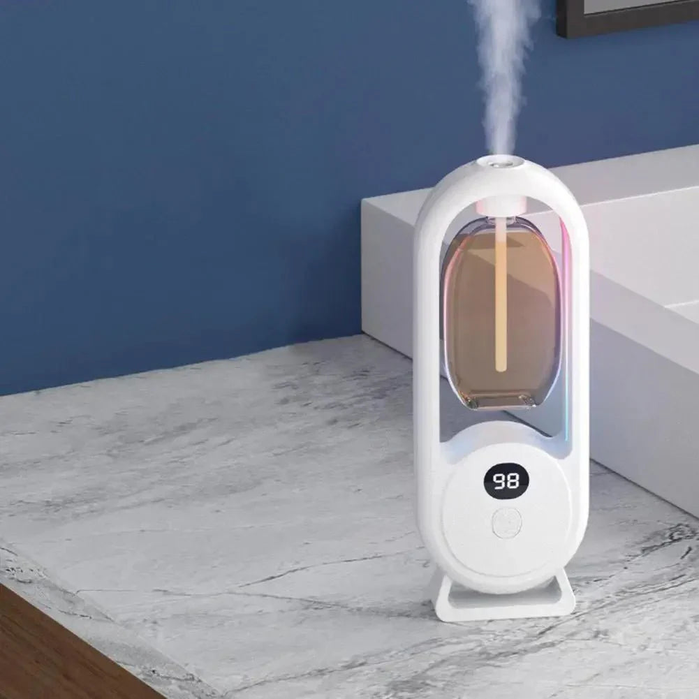 SCENTORA – Dispositivo di profumazione da parete ricaricabile con erogazione a intervallo e display