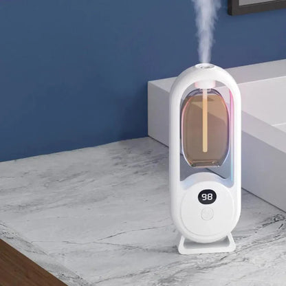 SCENTORA – Dispositivo di profumazione da parete ricaricabile con erogazione a intervallo e display