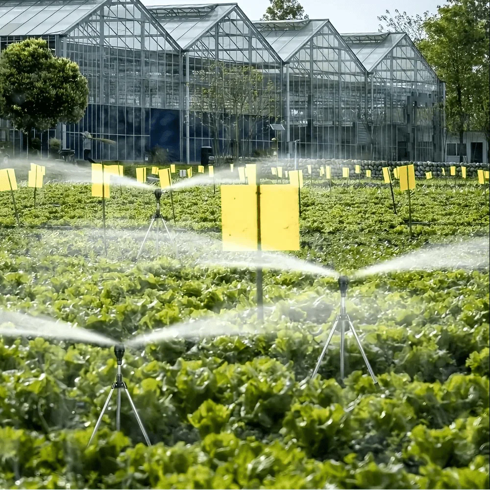 HydroFlow Pro - Sistema automatico di irrigazione per giardino con irrigatori rotanti
