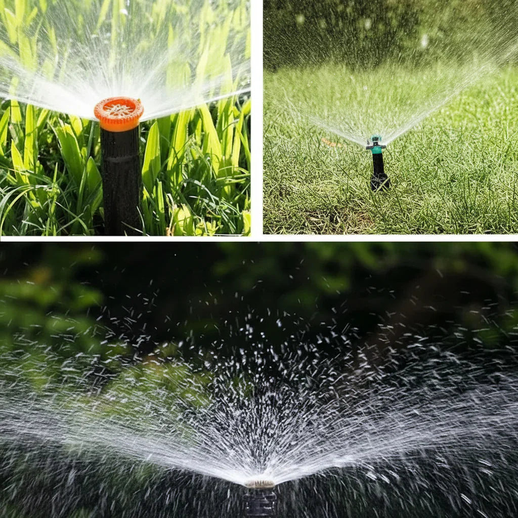 AquaSpin 360° testa di irrigazione - Ruotabile ed efficiente per ogni giardino