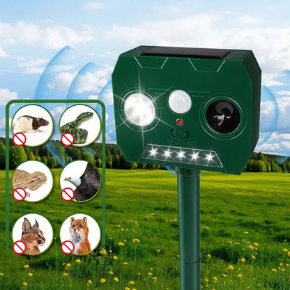 Repellente ultrasonico per animali - Protezione efficace contro gatti e cani