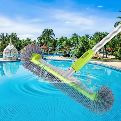 POOLBRUSH – Spazzola per piscina in alluminio per pareti e angoli