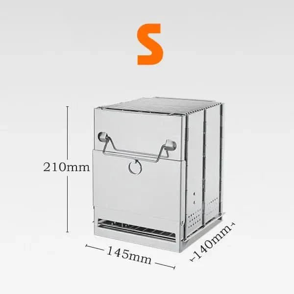 FLEXFIRE – Fornello da campeggio portatile in acciaio inossidabile per cucina all'aperto