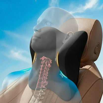 MEMORIDE – Cuscino cervicale e lombare in memory foam per auto, per il massimo comfort