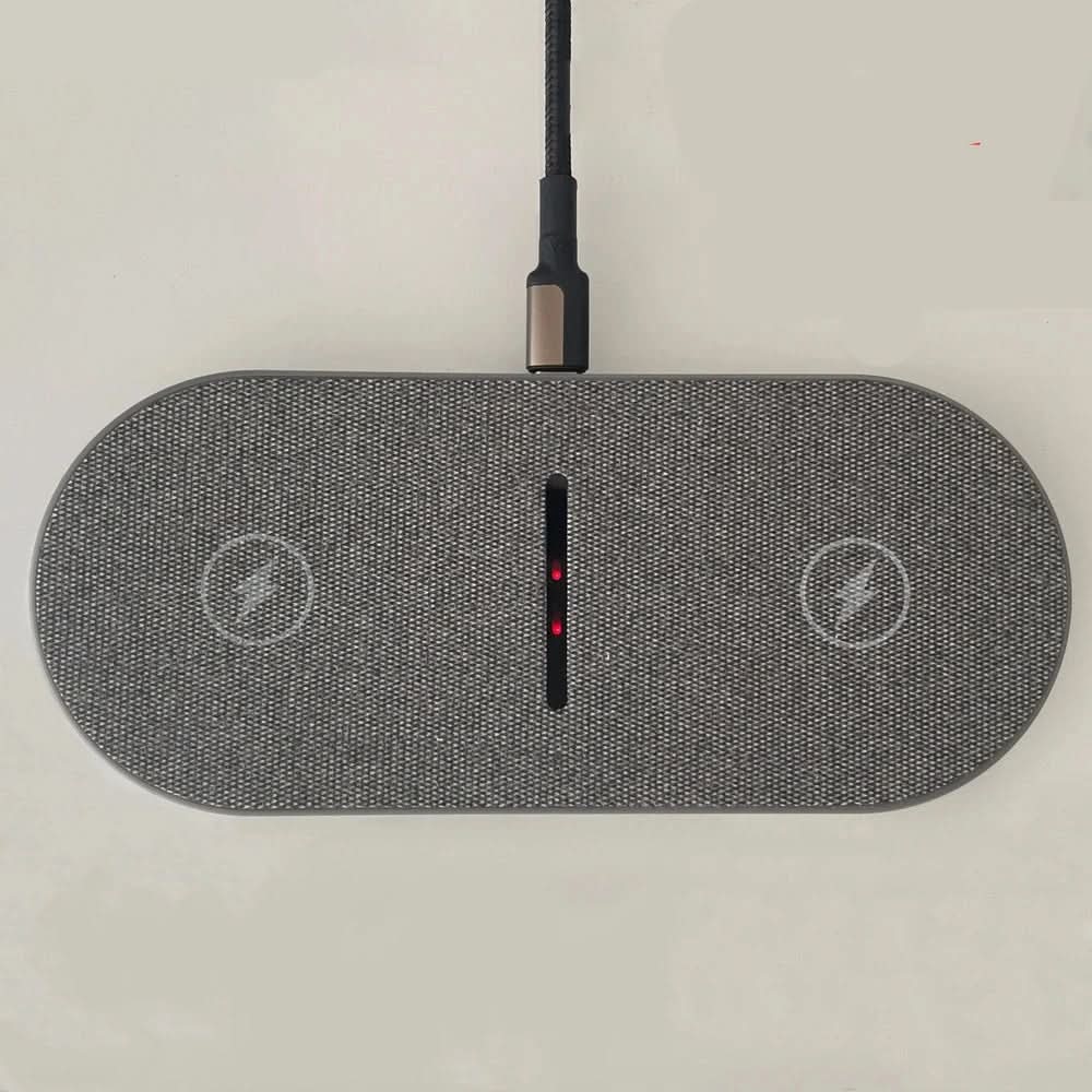 Stazione di ricarica wireless da 40 W - Ricarica ultrarapida per iPhone, AirPods e Samsung