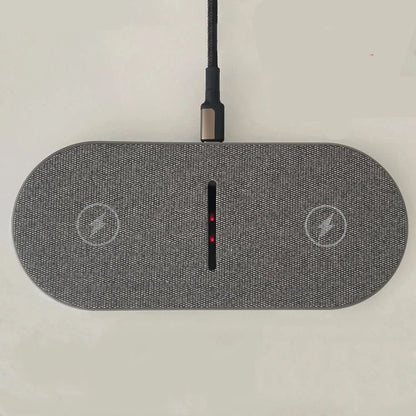 Stazione di ricarica wireless da 40 W - Ricarica ultrarapida per iPhone, AirPods e Samsung