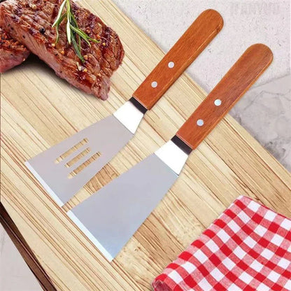 STEELFLIP – Spatola per griglia in acciaio inossidabile per BBQ e cucina