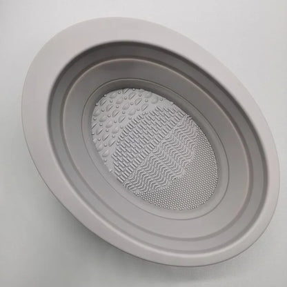 SILICLEAN – Pulitore pieghevole in silicone per pennelli da trucco con ciotola di pulizia
