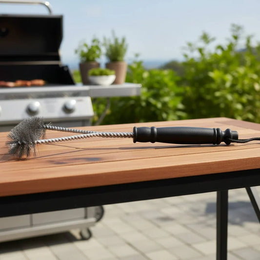 FLAMEBRUSH – Spazzola in acciaio inossidabile per la pulizia della griglia da barbecue