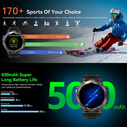 TrekSight X - Smartwatch outdoor con GPS, bussola e monitoraggio della salute