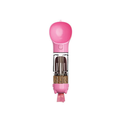 Borraccia WalkiePet – Portatile 2-in-1 per bere e dare da mangiare al cane, con porta sacchetti igienici