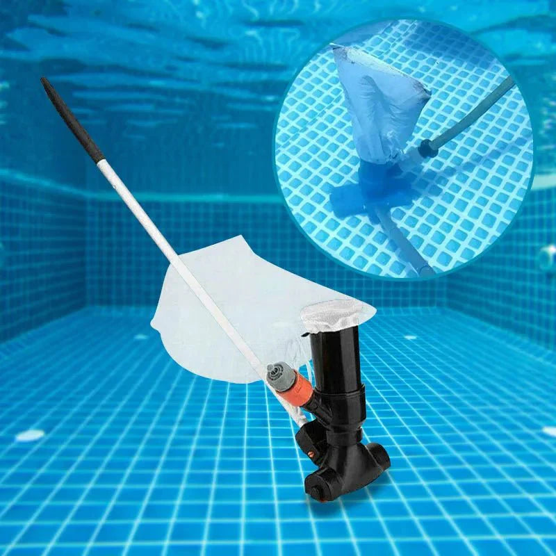 POOLVAC – Set di pulizia per piscina: aspirapolvere e skimmer