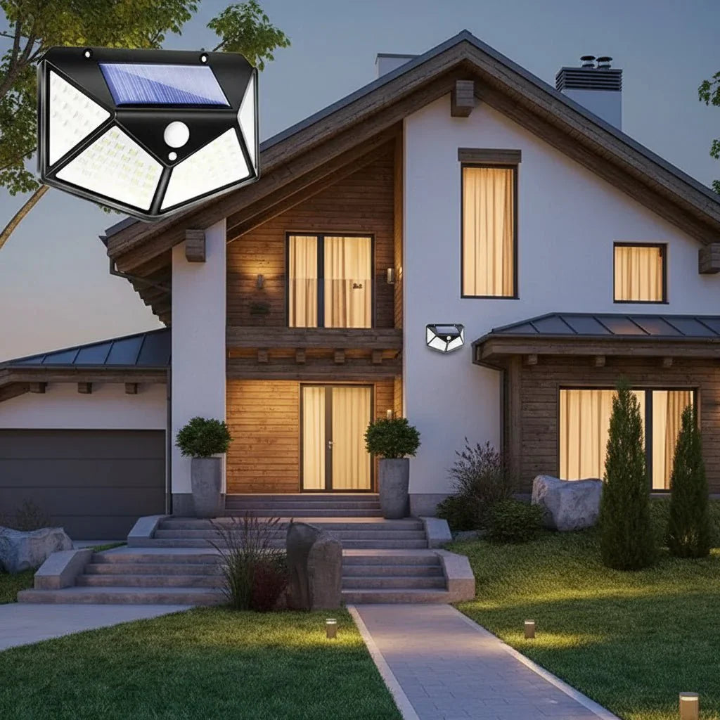 NIGHTRAY – Luce di sicurezza LED solare per esterni