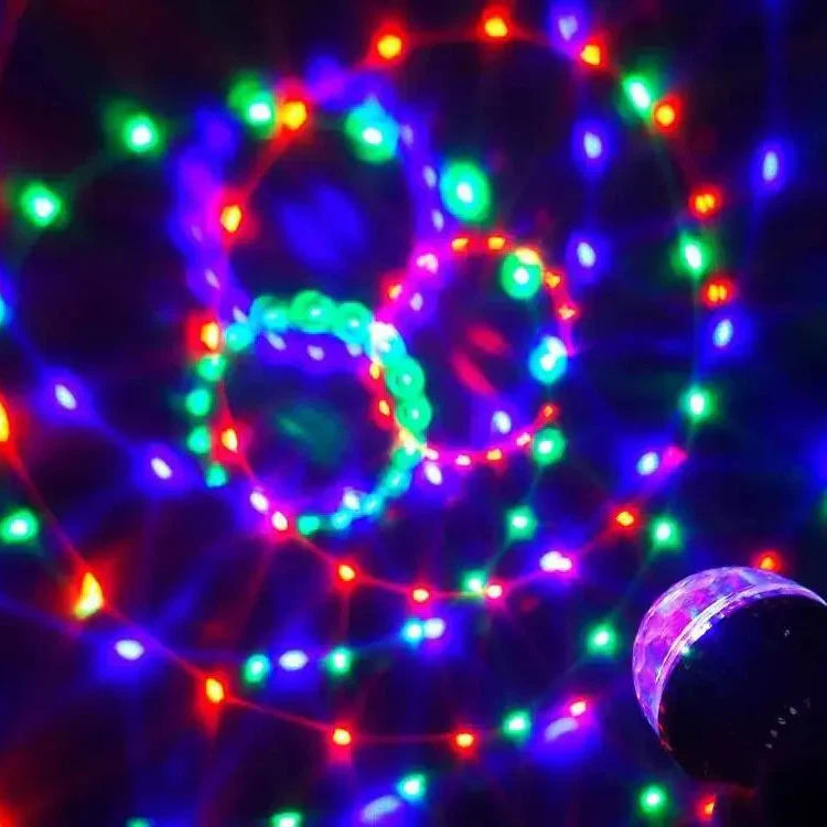 PARTYBEAM – Lampade LED da discoteca rotanti E27 con luce stroboscopica RGB