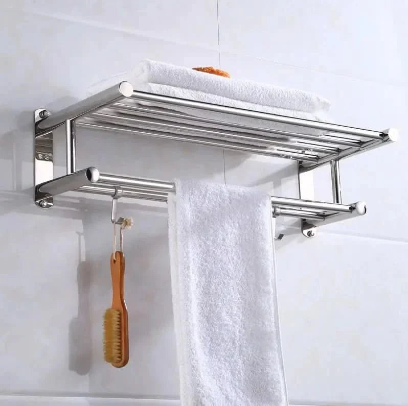 SteelRack portasalviette in acciaio inox – salvaspazio e con design elegante per ogni bagno