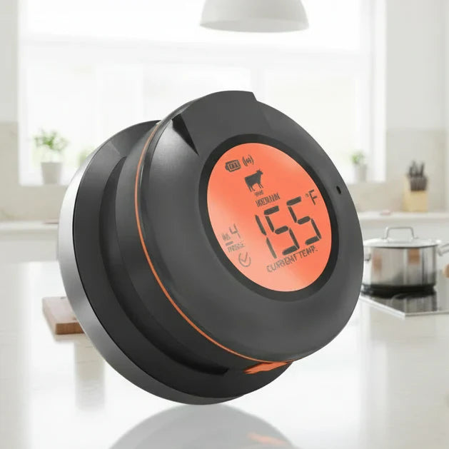 EcoTemp Pro - Termometro per carne senza fili per barbecue e griglia