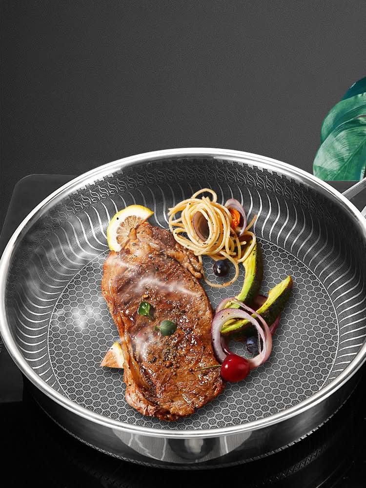 Padella in acciaio inossidabile SteelCore - Risparmio energetico e durevole per una cottura perfetta