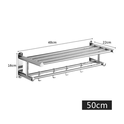 SteelRack portasalviette in acciaio inox – salvaspazio e con design elegante per ogni bagno