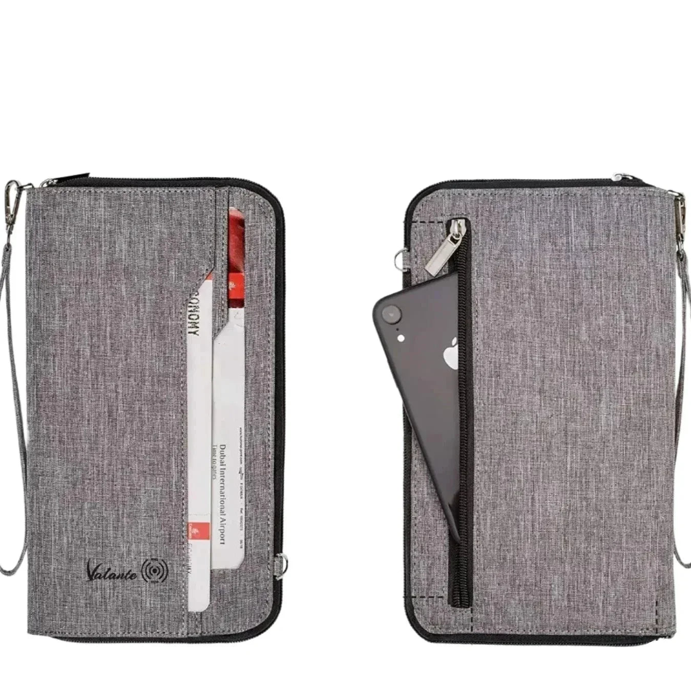 Madalyn | Versatile portafoglio porta passaporto con blocco RFID multiscomparti