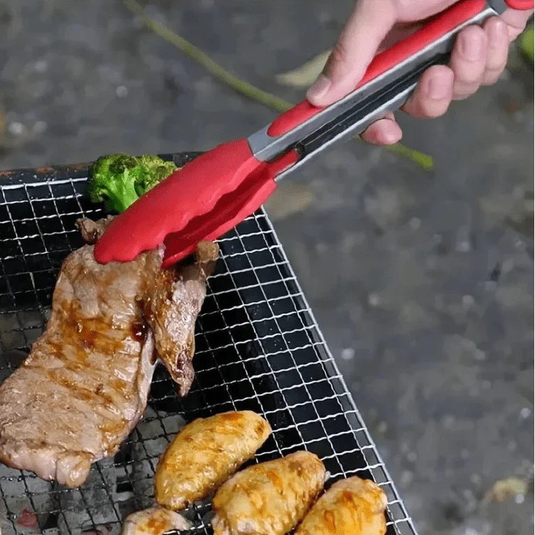 COOKTONG – Pinze da cucina e da servizio in acciaio inossidabile con manico antiscivolo