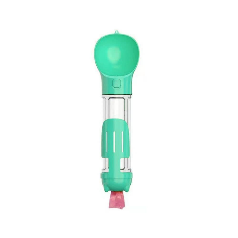 Borraccia WalkiePet – Portatile 2-in-1 per bere e dare da mangiare al cane, con porta sacchetti igienici