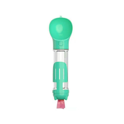 Borraccia WalkiePet – Portatile 2-in-1 per bere e dare da mangiare al cane, con porta sacchetti igienici