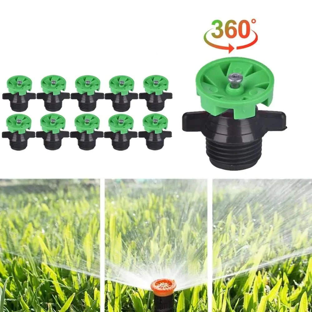 AquaSpin 360° testa di irrigazione - Ruotabile ed efficiente per ogni giardino