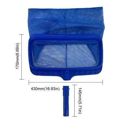 LEAFRAKE – Skimmer professionale per foglie da piscina con rete profonda