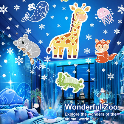 Luce Notturna & Proiettore 2-in-1 per Bambini