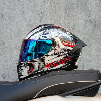 Casco integrale LVS-701 per condizioni invernali