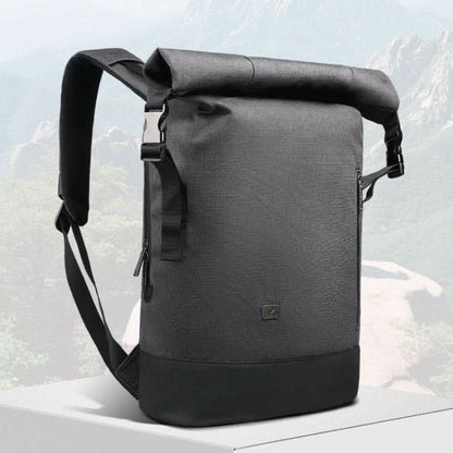 URBANTRAIL Rolltop - Zaino multifunzionale da esterno con porta USB