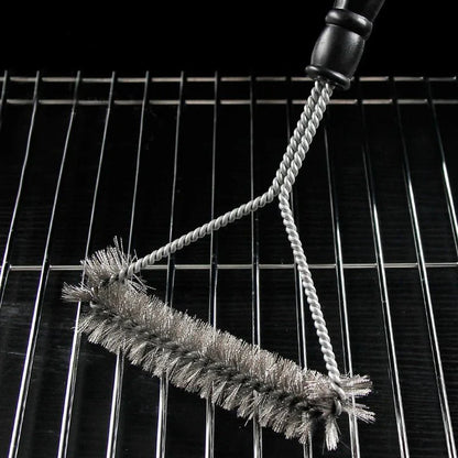 FLAMEBRUSH – Spazzola in acciaio inossidabile per la pulizia della griglia da barbecue