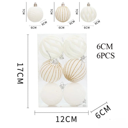 Palline di Natale Brillanti 12 pezzi – Design unico e tocco di lusso