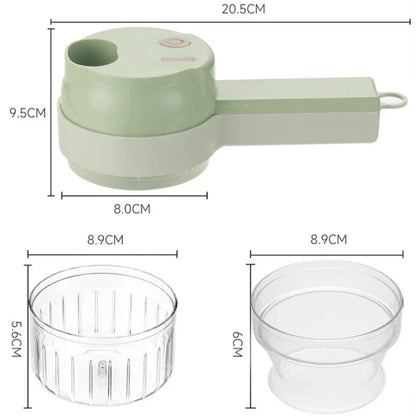 CHOPLUX – Tritatutto elettrico 4-in-1 per verdure, carne e aglio