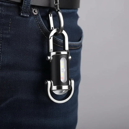 MICROLIGHT – Mini torcia portachiavi con potenti modalità di illuminazione