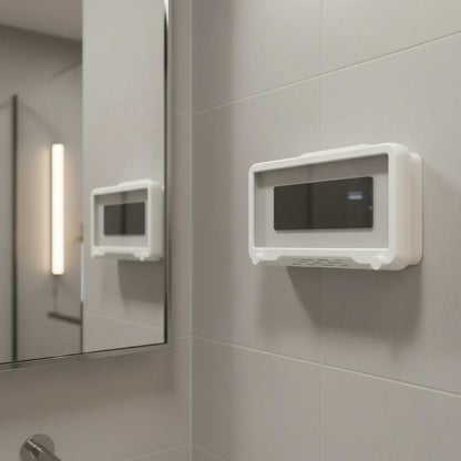AQUAHOLD – Supporto impermeabile per smartphone girevole per bagno e cucina