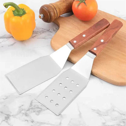 STEELFLIP – Spatola per griglia in acciaio inossidabile per BBQ e cucina