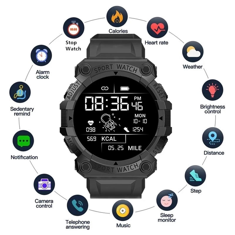 Rassivo | orologio intelligente Bluetooth con monitoraggio della salute