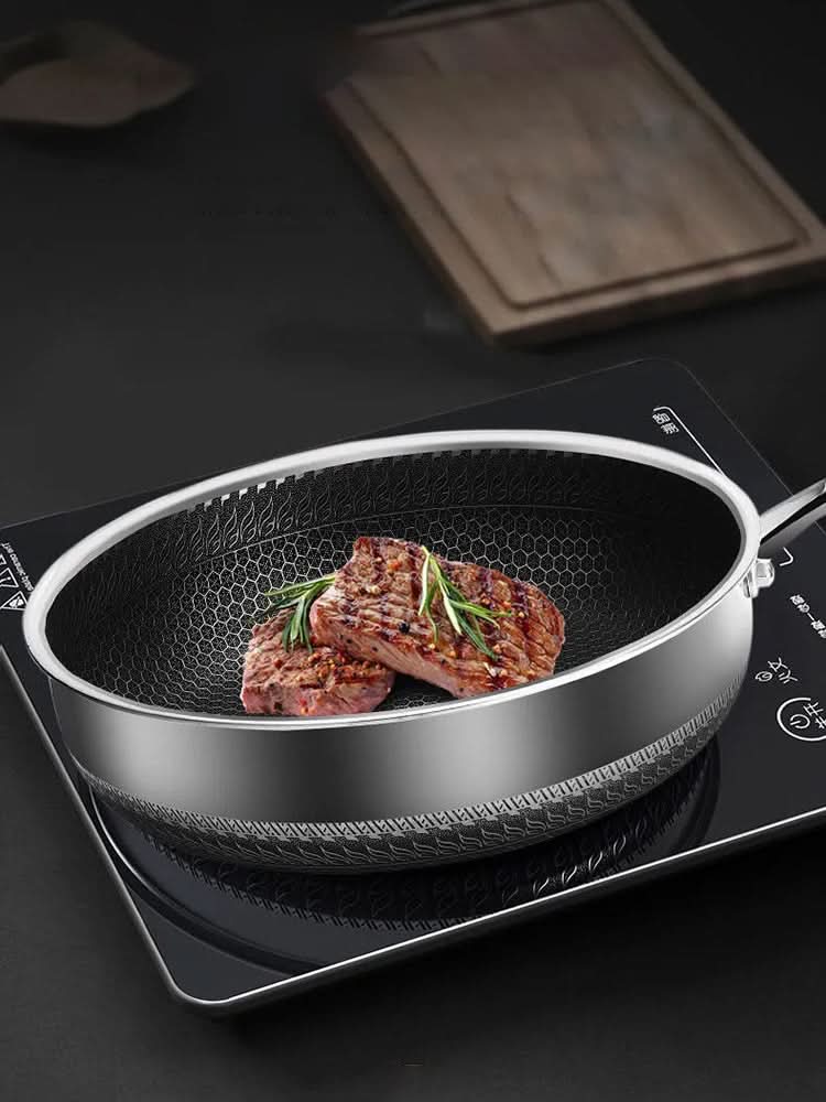 Padella in acciaio inossidabile SteelCore - Risparmio energetico e durevole per una cottura perfetta